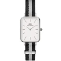Daniel Wellington Γυναικείο Ρολόι 26mm Μπαταρίας με Μαύρο Υφασμάτινο Λουράκι DW00100676
