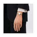 Daniel Wellington Lumine Crystals Γυναικείο Ρολόι 22mm Χρυσό Μεταλλικό Μπρασελέ - DW00100715