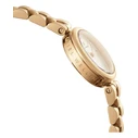 Daniel Wellington Lumine Crystals Γυναικείο Ρολόι 22mm Χρυσό Μεταλλικό Μπρασελέ - DW00100715