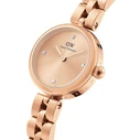 Daniel Wellington Lumine Unitone Γυναικείο Ρολόι 22mm Μπαταρίας με Ροζ Χρυσό Μεταλλικό Μπρασελέ DW00100720