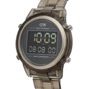 Daniel Wellington Ψηφιακό Ανδρικό Ρολόι 36mm DW00100760 – Γκρι Καουτσούκ Λουράκι