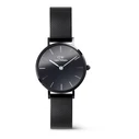 Γυναικείο Ρολόι Daniel Wellington 28mm με Μαύρο Μεταλλικό Μπρασελέ DW00100798