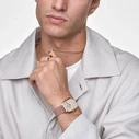 Daniel Wellington Marlon Wire Linen Γυναικείο Ρολόι 32mm DW00100815 - Χρυσό Ατσάλινο Μπρασελέ