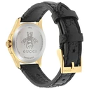 Gucci Γυναικείο Ρολόι 27mm Μπαταρίας με Μαύρο Δερμάτινο Λουράκι YA126581A