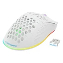 Deltaco Gaming Ποντίκι USB RGB, λευκό (GAM-120-W)