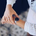 Γυναικείο Ρολόι Daniel Wellington Classic Petite 32mm Ασημί Ατσάλινο Μπρασελέ DW00100162