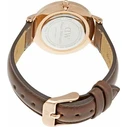 Daniel Wellington Classic Petite Bristol Γυναικείο Ρολόι 32mm Μπαταρίας με Καφέ Δερμάτινο Λουράκι DW00100165
