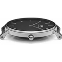 Daniel Wellington Petite Ashfield Γυναικείο Ρολόι 32mm Μπαταρίας με Μαύρο Ατσάλινο Μπρασελέ DW00100202
