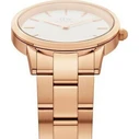 Daniel Wellington Iconic Link Γυναικείο Ρολόι 36mm Ροζ Χρυσό Ατσάλινο Μπρασελέ DW00100209