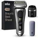 Braun Series 9 Pro+ 9577cc Ξυριστική Μηχανή Ασημί με Powercase και Σταθμό Καθαρισμού