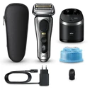 Braun Series 9 Pro+ 9577cc Ξυριστική Μηχανή Ασημί με Powercase και Σταθμό Καθαρισμού