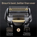 Braun Series 9 Pro+ 9577cc Ξυριστική Μηχανή Ασημί με Powercase και Σταθμό Καθαρισμού