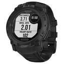 Garmin Instinct 3 Solar Tactical Edition 50mm Black με σιλικόνιο λουράκι 26 mm μαύρο