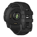 Garmin Instinct 3 Solar Tactical Edition 50mm Black με σιλικόνιο λουράκι 26 mm μαύρο
