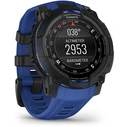 Garmin Instinct 3 AMOLED Αλουμινένιο Smartwatch 45mm Αδιάβροχο με Παλμογράφο (Μαύρο/Μπλε Λουράκι)