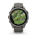 Garmin Fenix 9 Titanium 47mm Waterproof Smartwatch with Heart Rate Monitor (Pebble Gray)