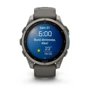Garmin Fenix 9 Titanium 47mm Waterproof Smartwatch with Heart Rate Monitor (Pebble Gray)