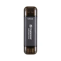 Transcend SSD ESD310C 128GB USB-C USB 3.2 Gen 2x1 Μαύρο