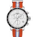 Tissot Quickster Chronograph NBA Oklahoma City Thunder Men's Watch 42mm Quartz with Fabric/Nylon Strap T095.417.17.037.14