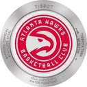Tissot Quickster Chronograph NBA Atlanta Hawks Ανδρικό Ρολόι 42mm με Κόκκινο Υφασμάτινο Λουράκι