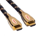 ROLINE HDMI UHD Cable 1 m — Braided, HDMI male to HDMI male