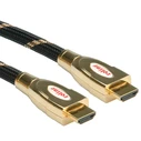 ROLINE HDMI UHD Cable 1 m — Braided, HDMI male to HDMI male
