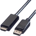 VALUE DisplayPort to HDMI Cable, 2 m (DP male to HDMI male)