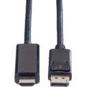 VALUE DisplayPort to HDMI Cable, 2 m (DP male to HDMI male)