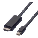 VALUE καλώδιο Mini DisplayPort σε HDMI, Mini DP σε HDMI, 2 m, μαύρο