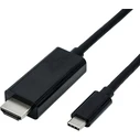 Roline USB Type‑C to HDMI Adapter Cable, 2 m, USB‑C (male) to HDMI (male) - Model 11.04.5841