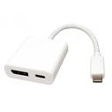 Roline αντάπτορας USB Type-C σε DisplayPort (DP v1.2) με PD - 12.03.3221