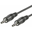 Roline 3.5mm Male to 3.5mm Male Audio Cable, Black, 5 m