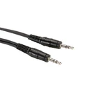 Roline 3.5mm Male to 3.5mm Male Audio Cable, Black, 5 m