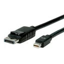Καλώδιο DisplayPort σε Mini DisplayPort 3.0 m Μαύρο - VALUE (Roline 11.99.5636)