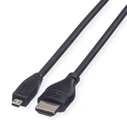 Roline HDMI High Speed Cable with Ethernet, HDMI (male) to Micro HDMI (male), 2 m