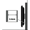 VALUE Fixed TV Wall Mount, 32-60 inches, up to 80 kg (Model 17.99.1214)