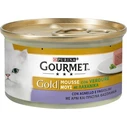 GOURMET Gold Υγρή Τροφή για Ενήλικες Γάτες σε Κονσέρβα - Αρνί 85 g