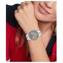 Tommy Hilfiger Mellie Γυναικείο Ρολόι 40mm Χρονογράφος Μπαταρίας με Ασημί Μεταλλικό Μπρασελέ 1782742