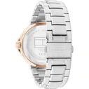 Tommy Hilfiger Lori Γυναικείο Ρολόι 30mm Ασημί Μεταλλικό Μπρασελέ
