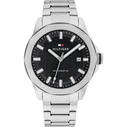 Tommy Hilfiger Lars Men's Automatic Chronograph Watch with Silver Stainless Steel Bracelet - Model 1710692