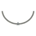 Guess Necklace with Star Design in Stainless Steel UBN28010