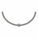 Guess Necklace with Star Design in Stainless Steel UBN28010