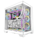 Antec C8 White Full Tower Gaming PC Case with Tempered Glass Side Panel & ARGB