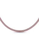 Guess Necklace JUMN01381JWSTRDT/U — Guess Women's Short Necklace 45 cm (Stainless Steel, Grey Pendant, Carabiner Clasp)