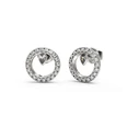 Guess Stainless Steel Earrings with Stones JUBE04655JWRHT/U