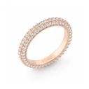 Guess Women's Gold-Plated Stainless Steel Ring JUBR04672JWRG - Size 56 (EU)