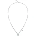 Guess Κολιέ Καρδιά Ατσάλι με Ζιργκόν 40 cm (JUBN05212JWRHT/U)