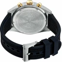 Versace Men's Analog Quartz Chronograph Watch VEHB00119 — 44 mm, Black Dial, Black Silicone Strap