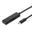 VALUE Ενεργό καλώδιο επέκτασης USB 2.0 με Repeater, A (USB Type C) σε B (USB Type A), 20 m, Μαύρο