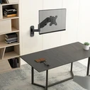 VALUE LCD Wall Mount Arm, 5 Joints, 17-32 inch, up to 8 kg, Black